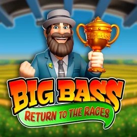 Official Slots logo: Big Bass Return to the Races by Pragmatic Play at Katanaspin Casino