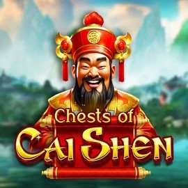 Chests of Cai Shen online game logo by Pragmatic Play on katana-spins.uk