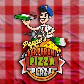 Peppe’s Pepperoni Pizza Plaza slot visual from Pragmatic Play available on katana-spins.uk
